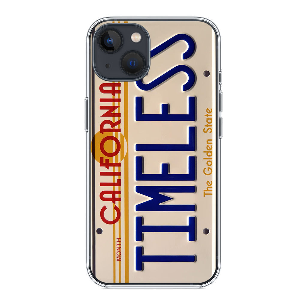 Back to the Future License Plate Timeless iPhone 13 / 13 mini Case