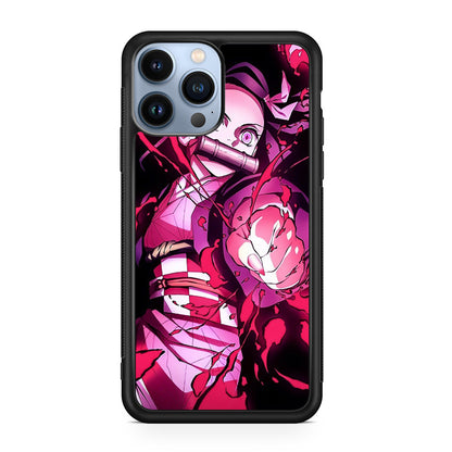 Nezuko Blood Demon Art iPhone 13 Pro / 13 Pro Max Case
