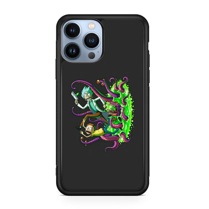 Rick And Morty Pass Through The Portal iPhone 13 Pro / 13 Pro Max Case