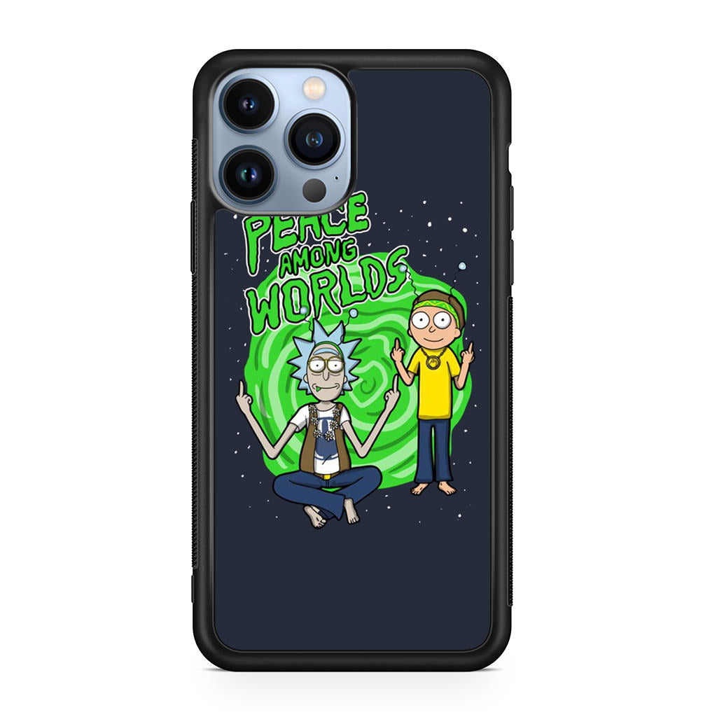 Rick And Morty Peace Among Worlds iPhone 13 Pro / 13 Pro Max Case