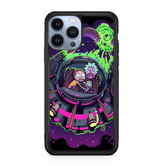 Rick And Morty Spaceship iPhone 13 Pro / 13 Pro Max Case