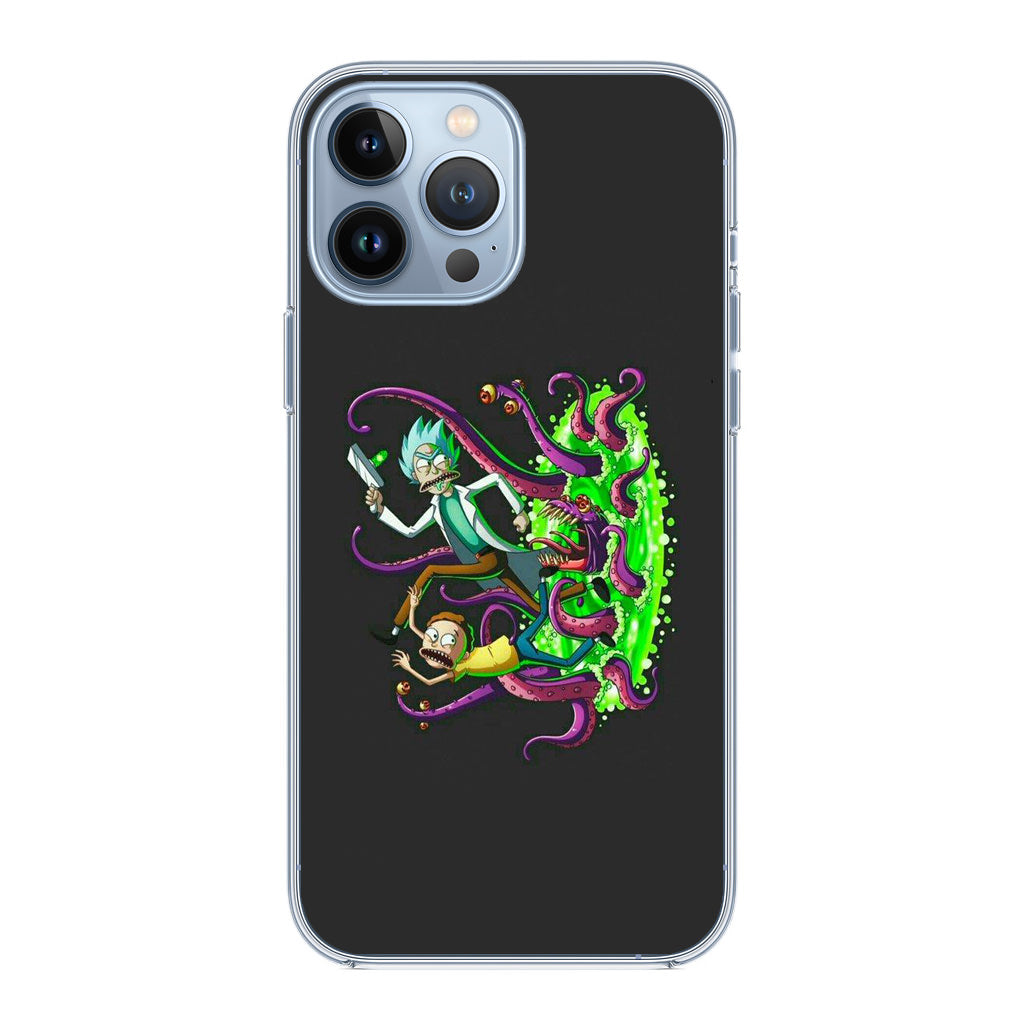 Rick And Morty Pass Through The Portal iPhone 13 Pro / 13 Pro Max Case