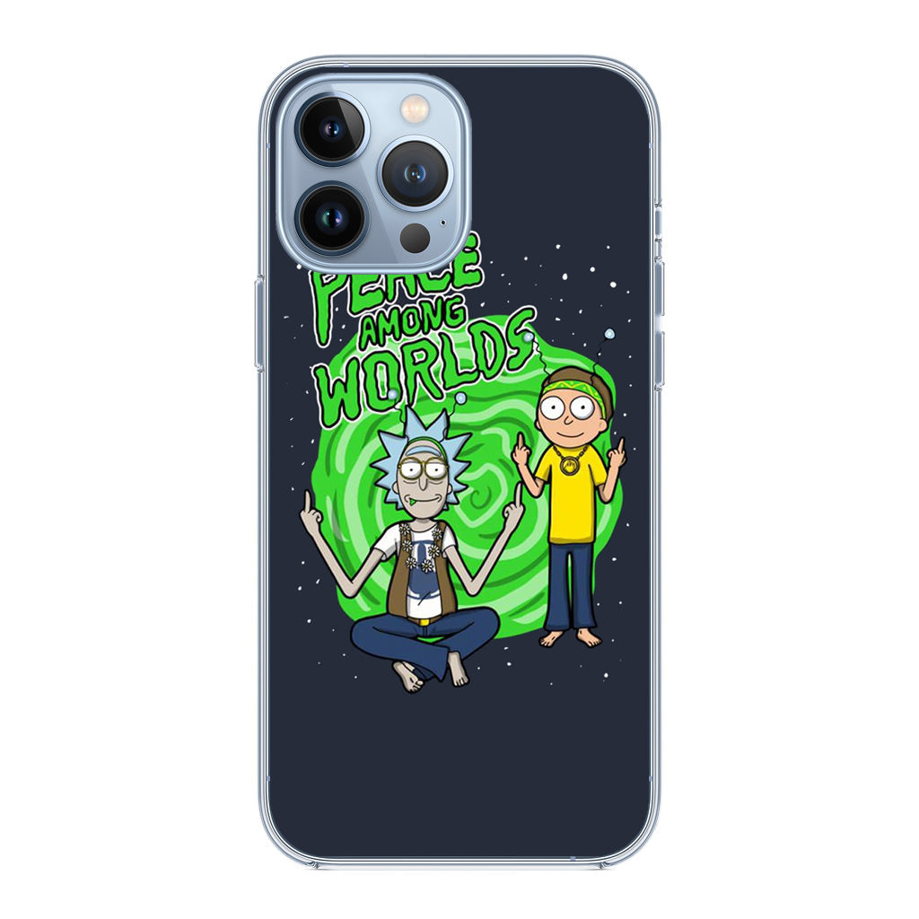 Rick And Morty Peace Among Worlds iPhone 13 Pro / 13 Pro Max Case