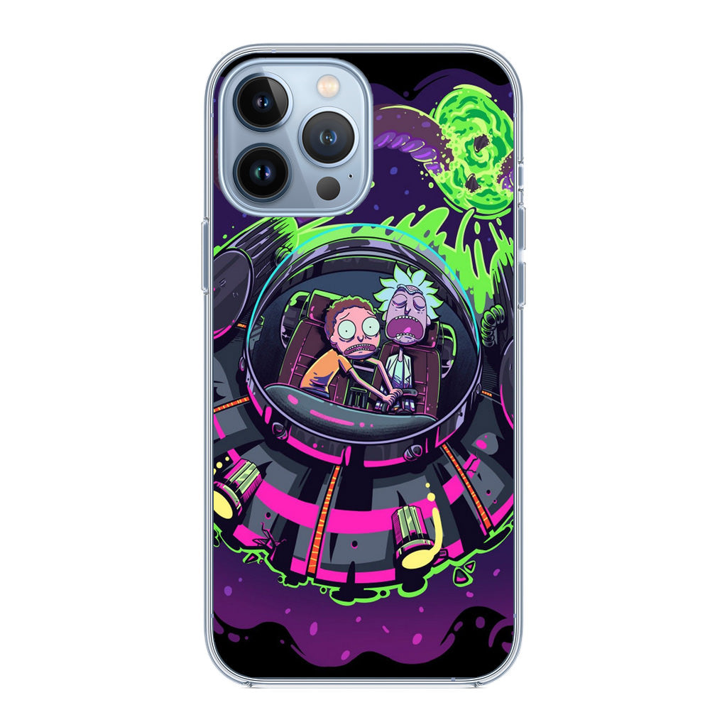 Rick And Morty Spaceship iPhone 13 Pro / 13 Pro Max Case