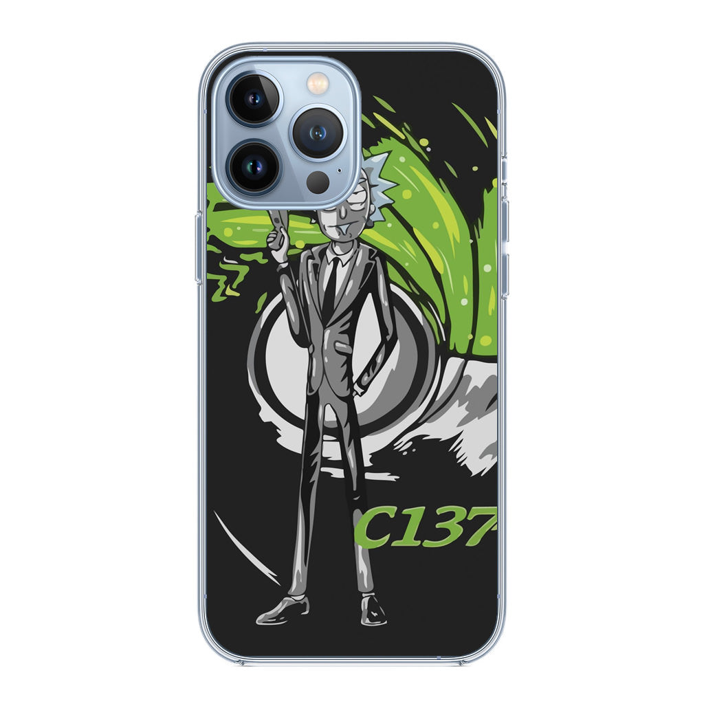 Rick Sanchez Agent C137 iPhone 13 Pro / 13 Pro Max Case