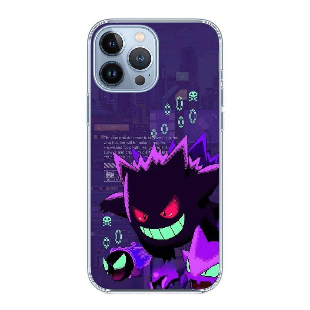 Gengar Pixel Art iPhone 13 Pro / 13 Pro Max Case