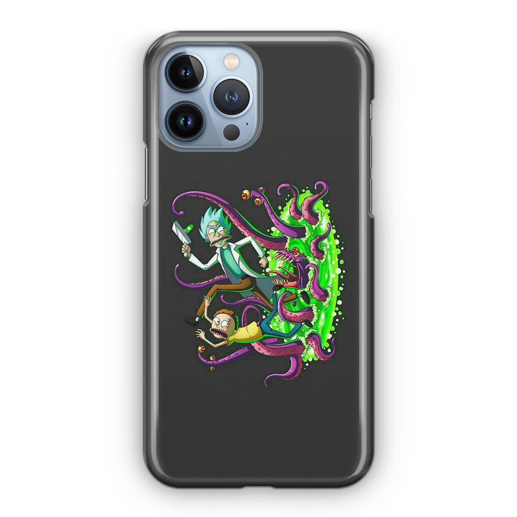 Rick And Morty Pass Through The Portal iPhone 13 Pro / 13 Pro Max Case