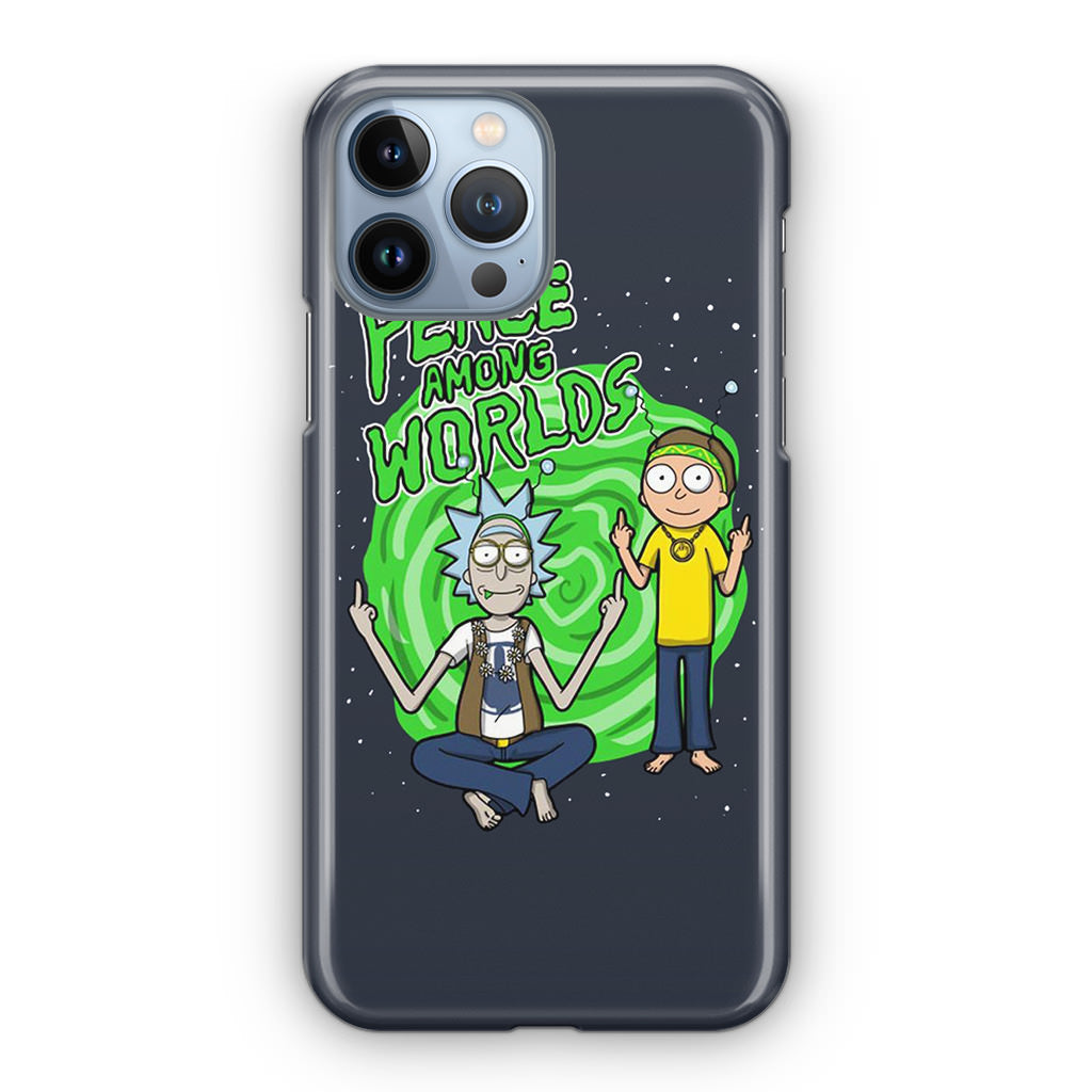 Rick And Morty Peace Among Worlds iPhone 13 Pro / 13 Pro Max Case