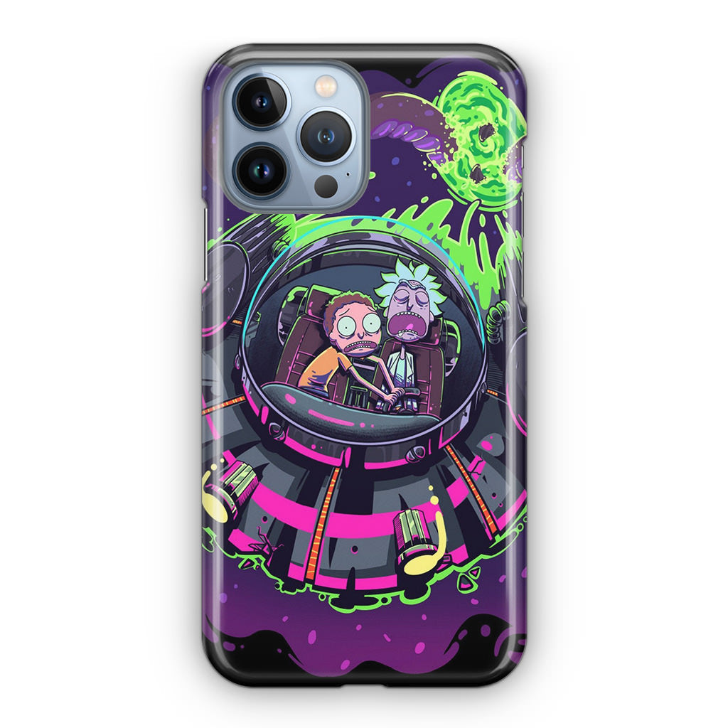 Rick And Morty Spaceship iPhone 13 Pro / 13 Pro Max Case