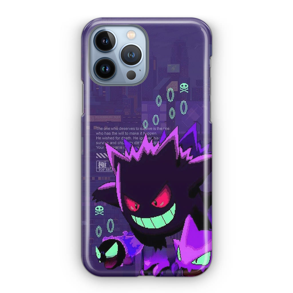 Gengar Pixel Art iPhone 13 Pro / 13 Pro Max Case