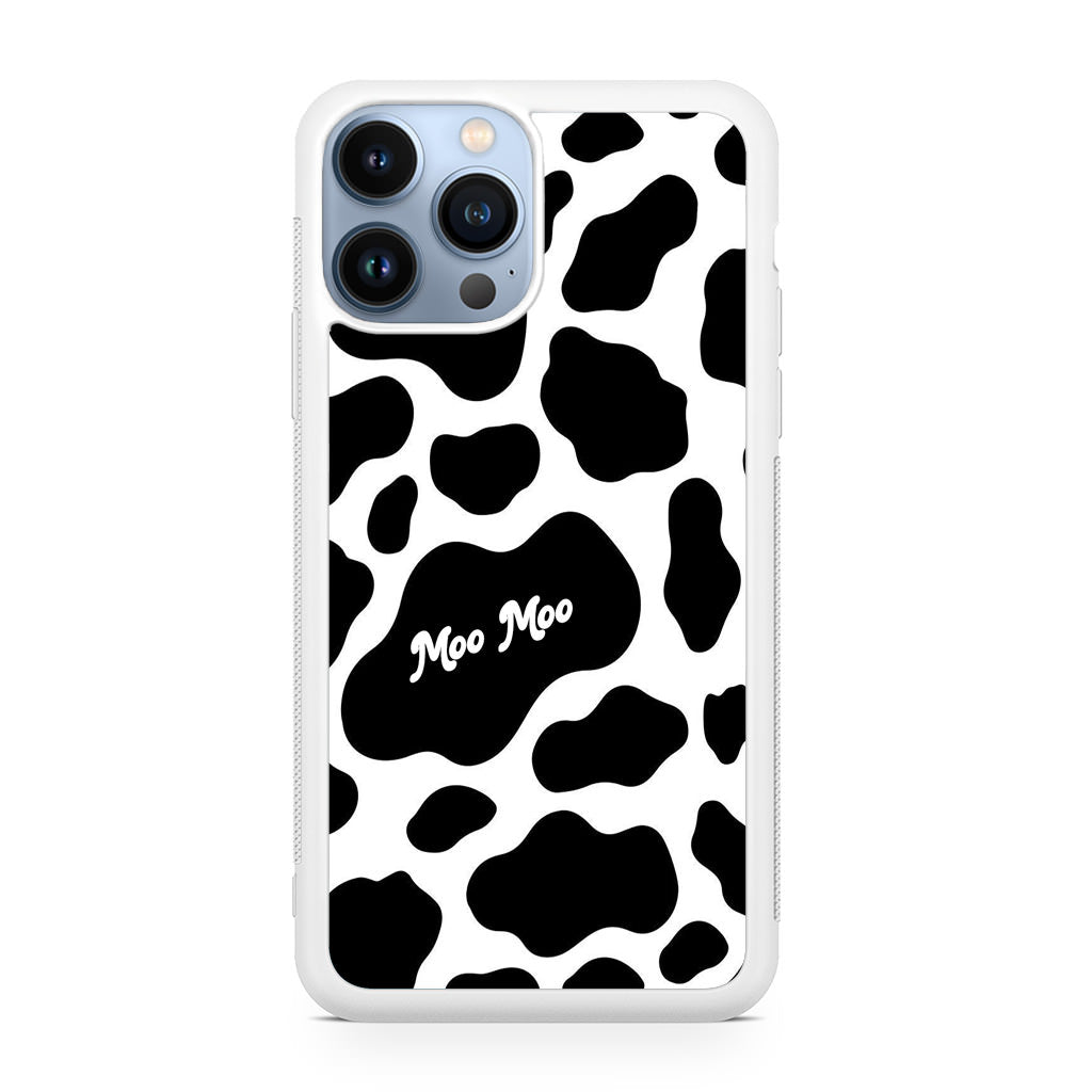 Moo Moo Pattern iPhone 13 Pro / 13 Pro Max Case