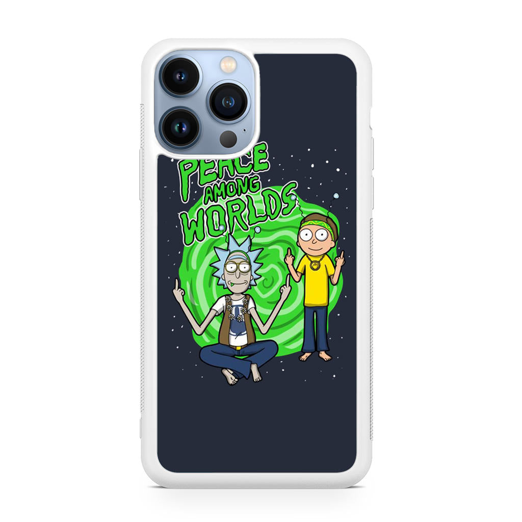 Rick And Morty Peace Among Worlds iPhone 13 Pro / 13 Pro Max Case