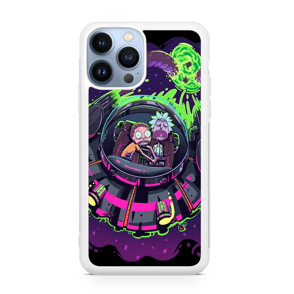 Rick And Morty Spaceship iPhone 13 Pro / 13 Pro Max Case