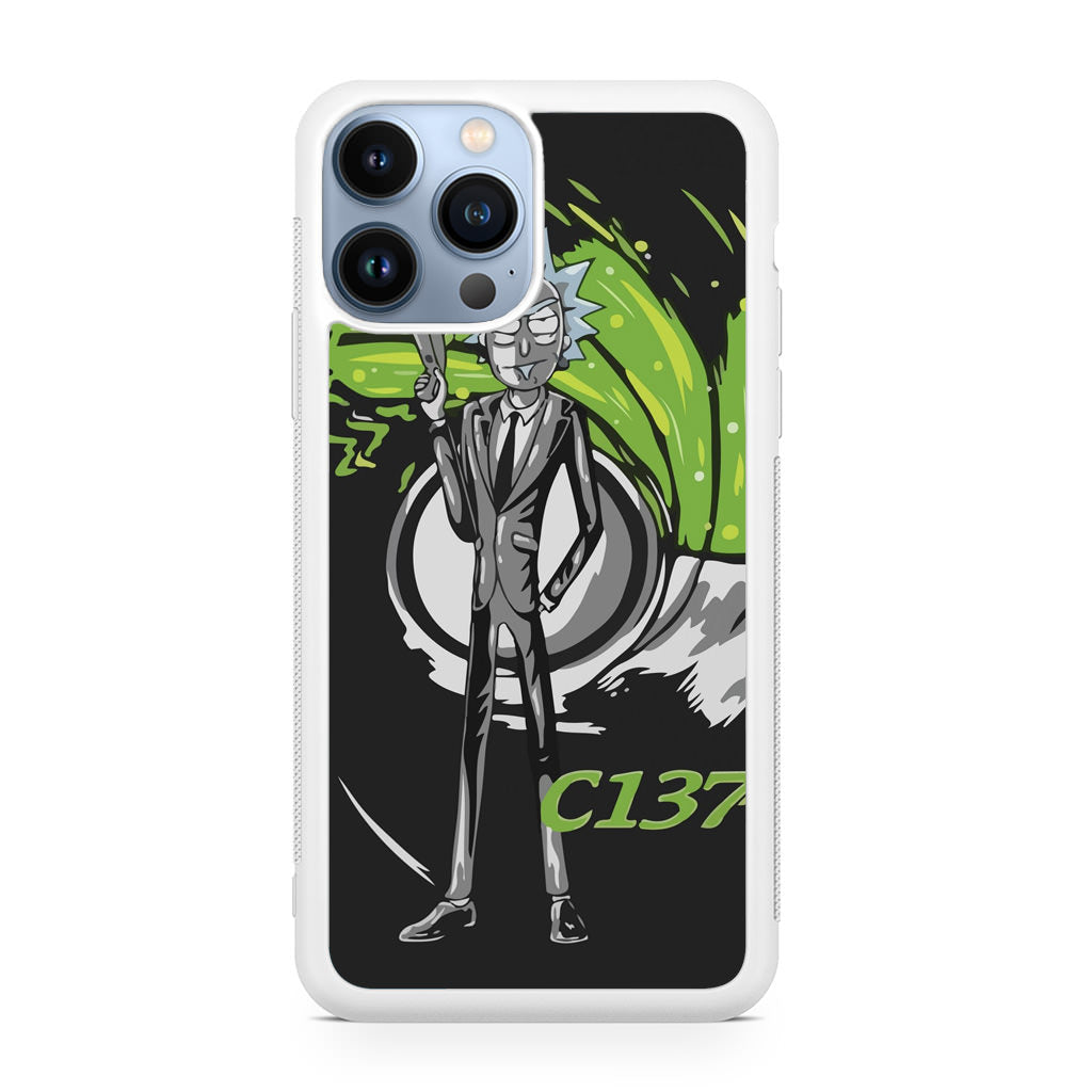 Rick Sanchez Agent C137 iPhone 13 Pro / 13 Pro Max Case