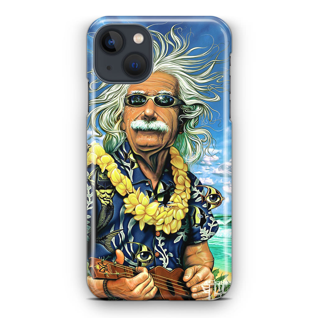 Albert Enstein On Vacation iPhone 13 / 13 mini Case