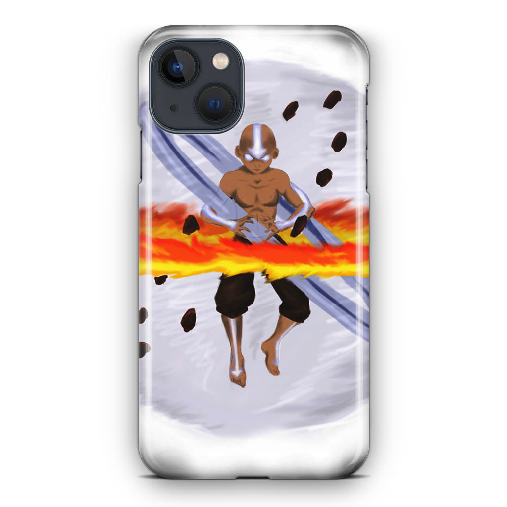 Avatar Aang Controls Four Elements iPhone 13 / 13 mini Case