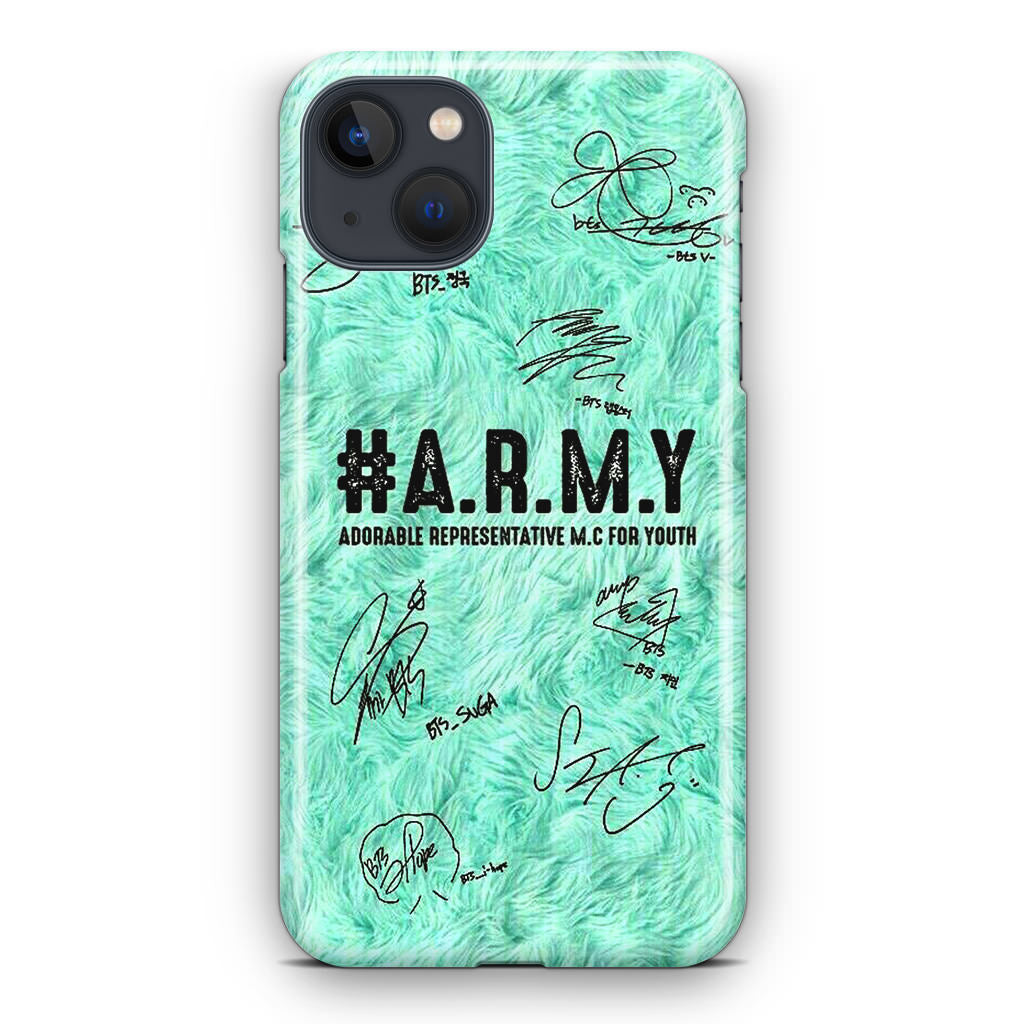 BTS Army Signature iPhone 13 / 13 mini Case