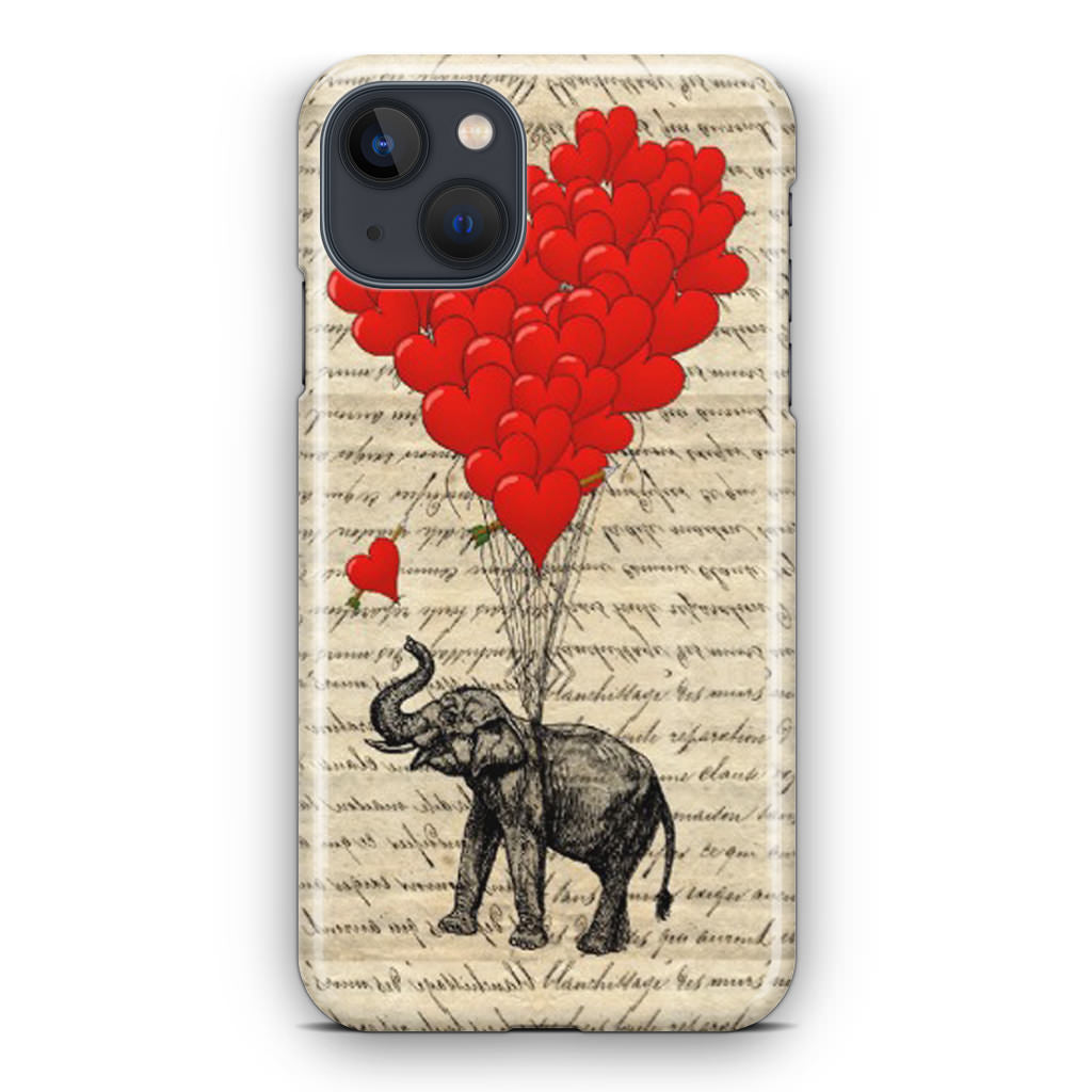 Elephant And Heart iPhone 13 / 13 mini Case