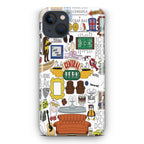 Friends TV Show Central Perk Sticker iPhone 13 / 13 mini Case