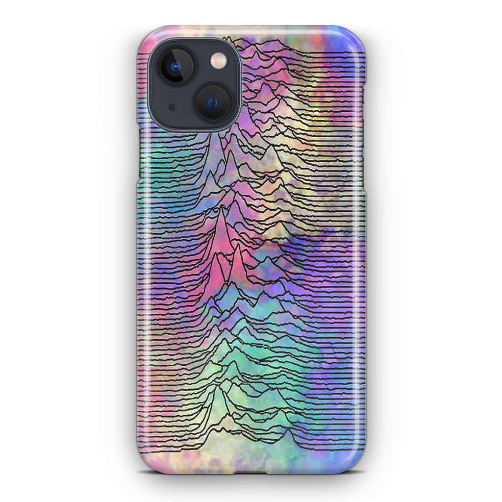 Joy Division Unknown Pleasures Colorful iPhone 13 / 13 mini Case