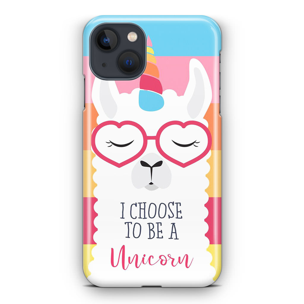 Llama Unicorn iPhone 13 / 13 mini Case