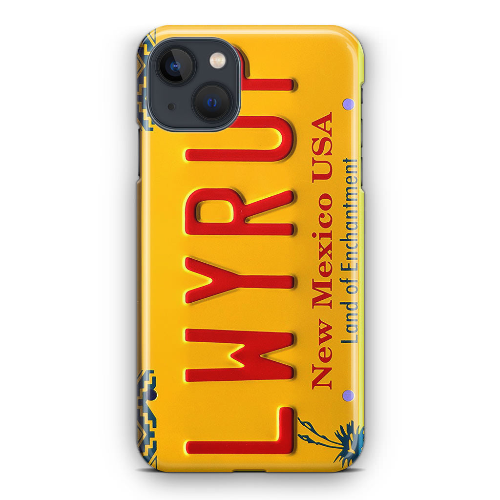 LWYRUP License Plate iPhone 13 / 13 mini Case