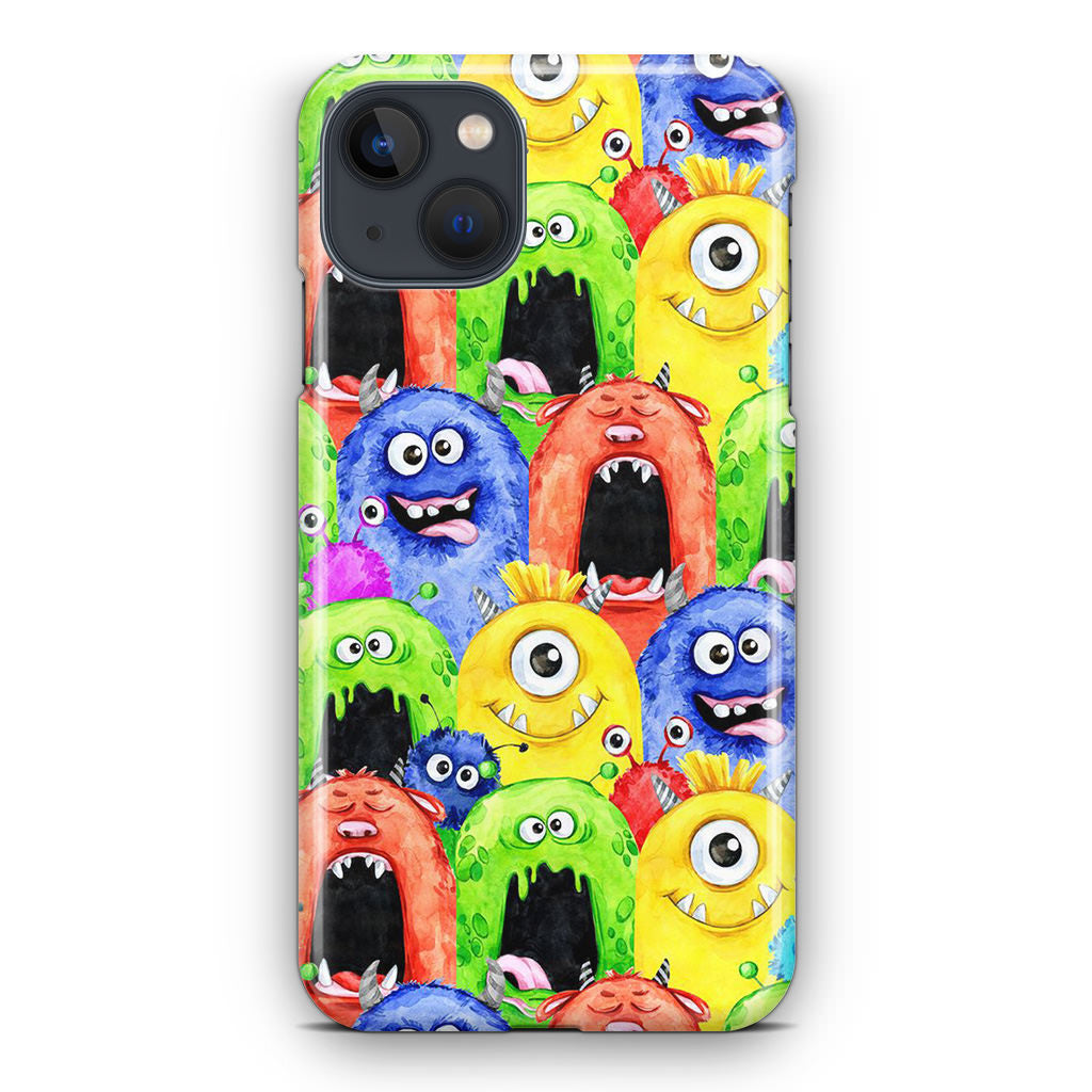 Monster Watercolor Art iPhone 13 / 13 mini Case