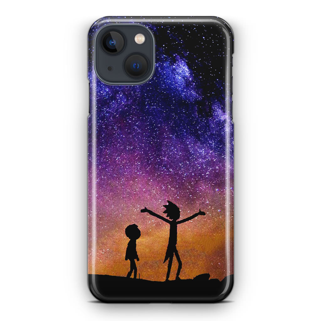 Rick And Morty Space Nebula iPhone 13 / 13 mini Case