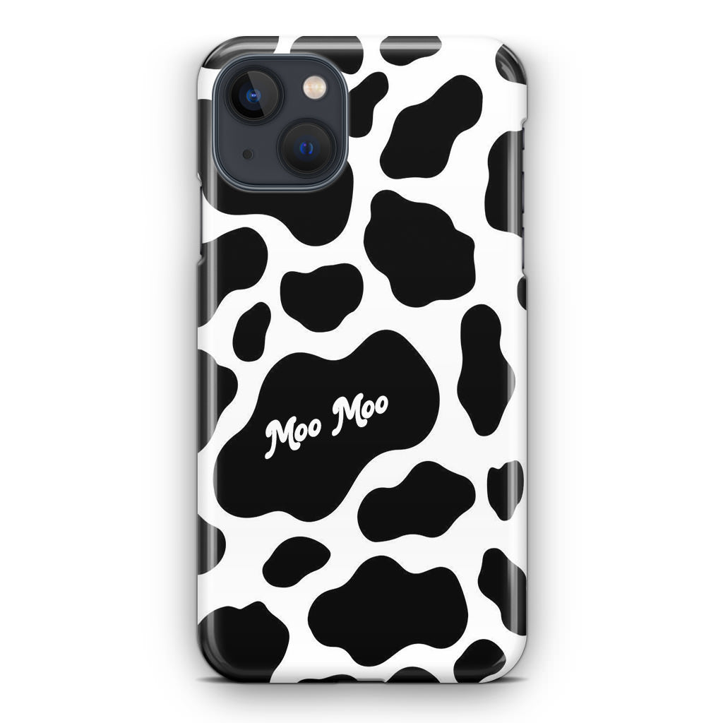 Moo Moo Pattern iPhone 13 / 13 mini Case