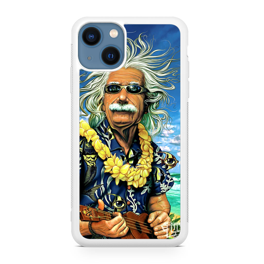 Albert Enstein On Vacation iPhone 13 / 13 mini Case