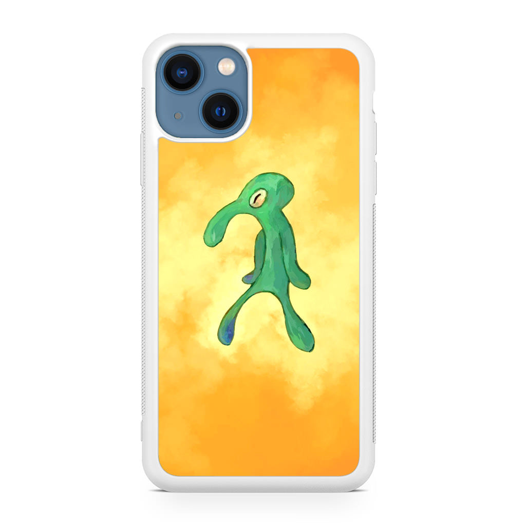 Bold and Brash Squidward Painting iPhone 13 / 13 mini Case