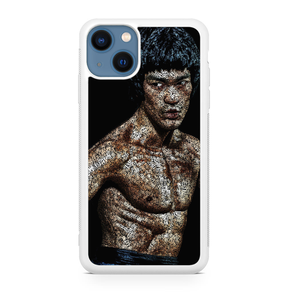 Bruce Lee Typograph iPhone 13 / 13 mini Case
