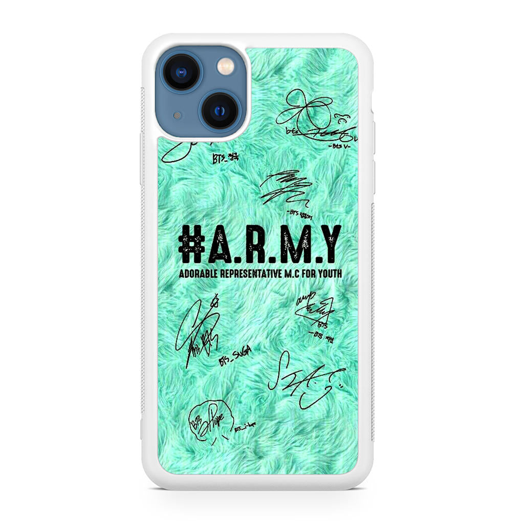 BTS Army Signature iPhone 13 / 13 mini Case