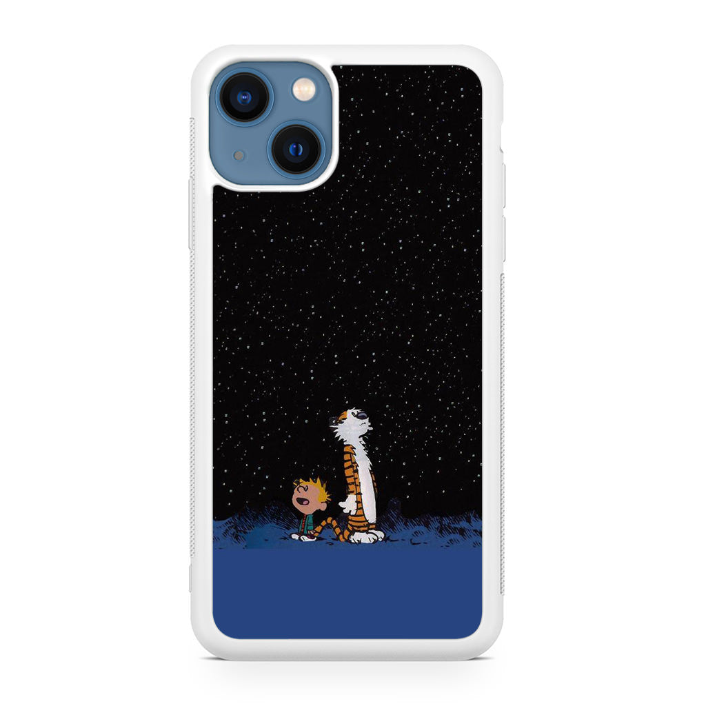 Calvin and Hobbes Space iPhone 13 / 13 mini Case