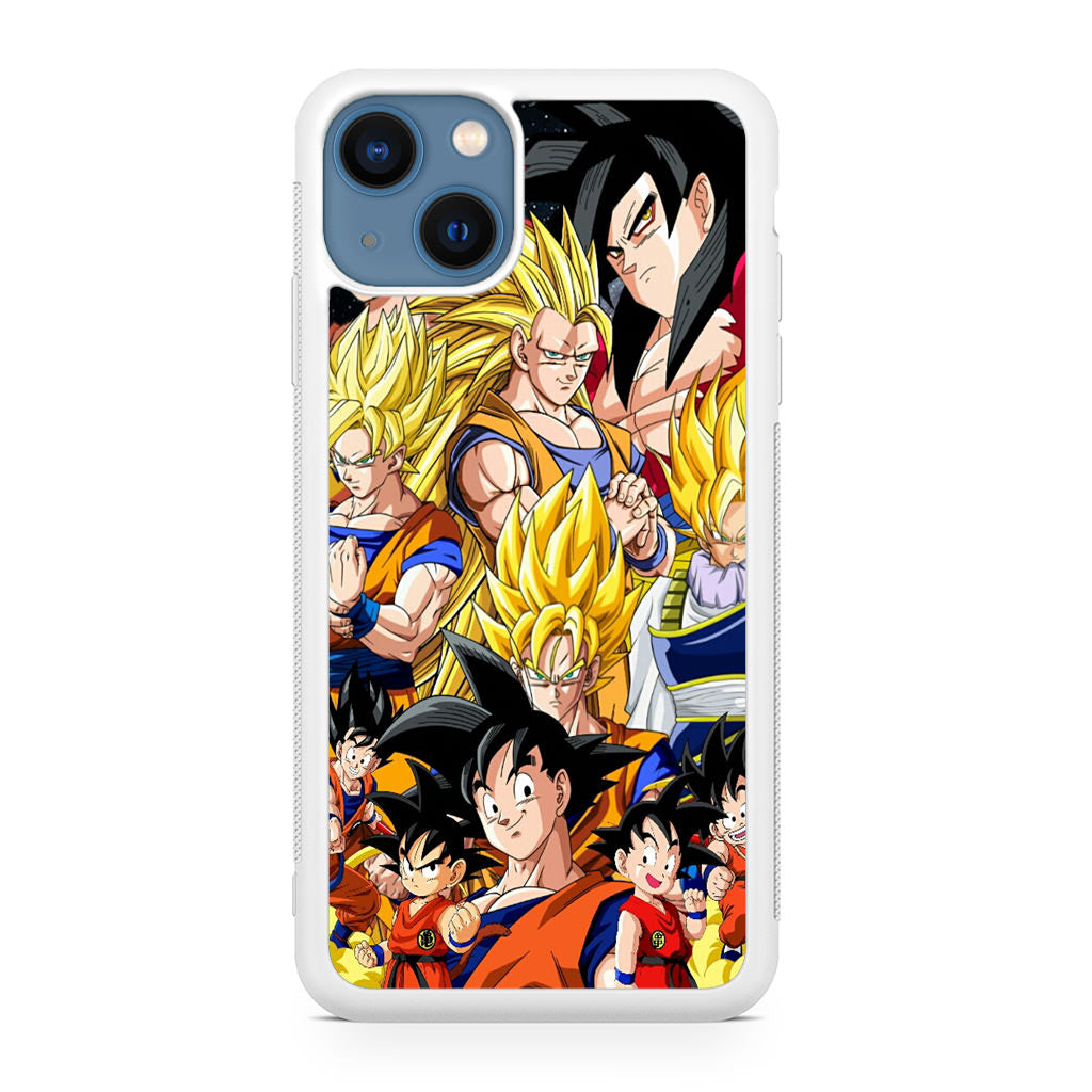 Dragon Ball Z Son Goku Transformation iPhone 13 / 13 mini Case