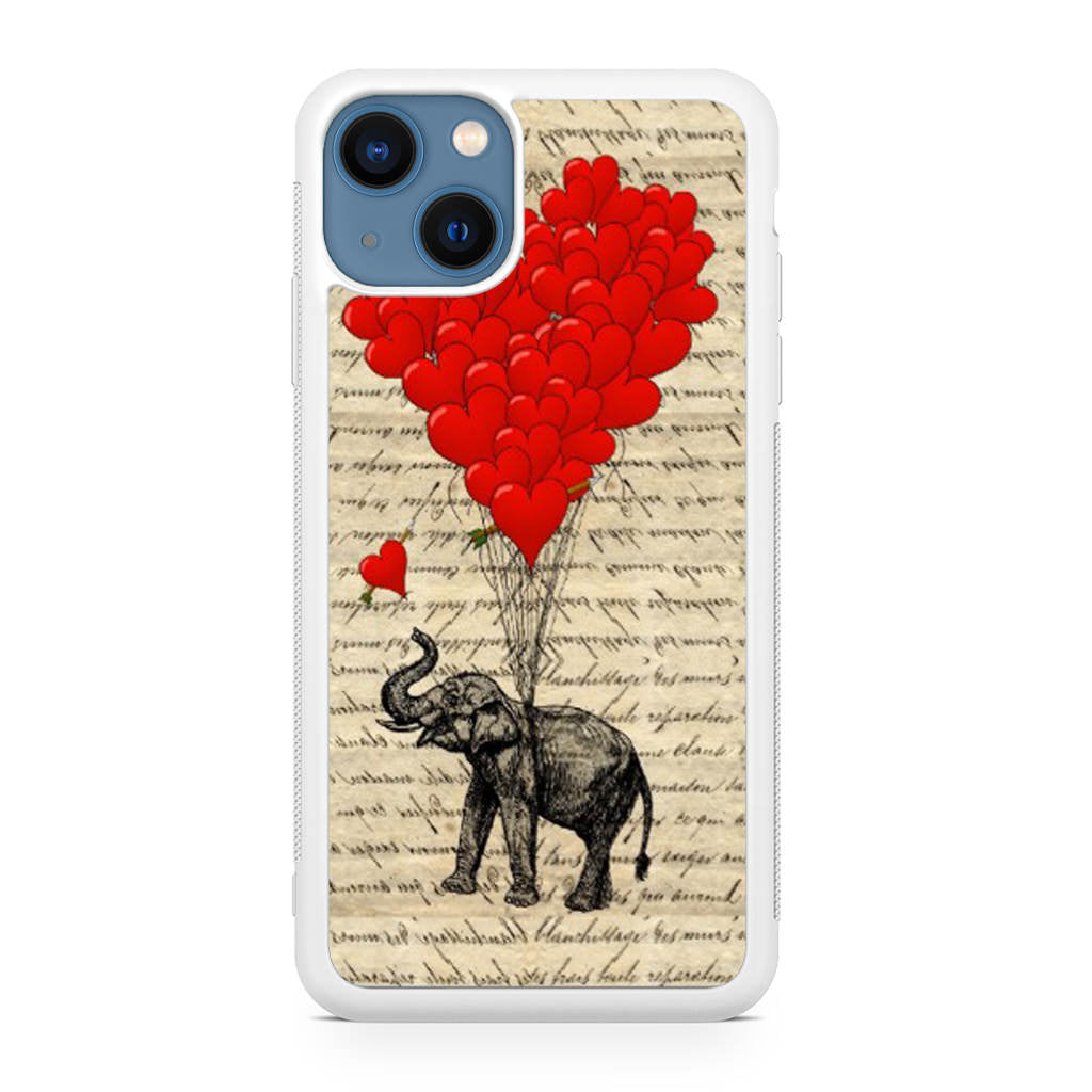 Elephant And Heart iPhone 13 / 13 mini Case