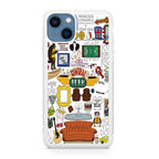 Friends TV Show Central Perk Sticker iPhone 13 / 13 mini Case
