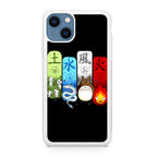 Ghibli Elemental Charms iPhone 13 / 13 mini Case
