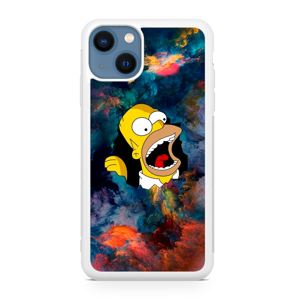 Homer Behind The Black Hole iPhone 13 / 13 mini Case