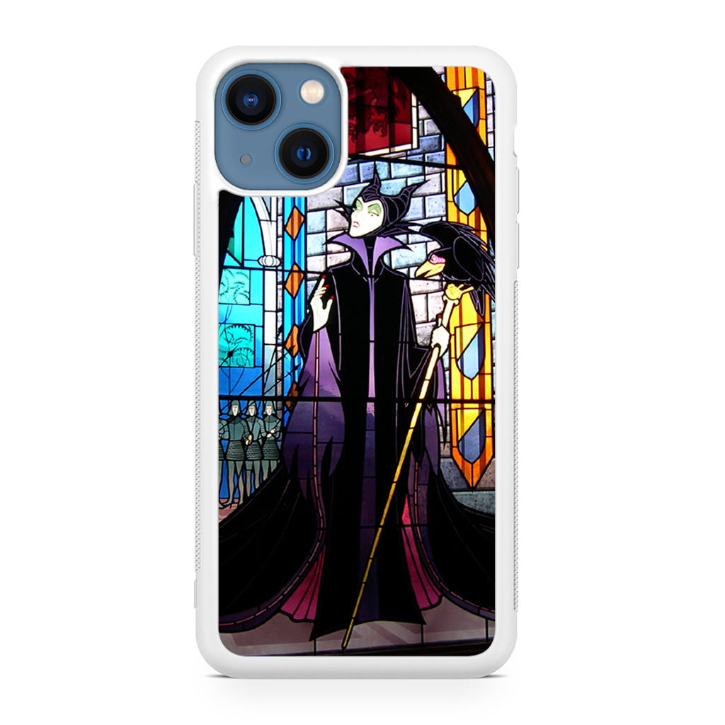 Maleficent Sleeping Beauty Glass Art iPhone 13 / 13 mini Case