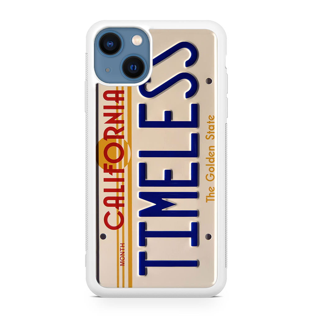 Back to the Future License Plate Timeless iPhone 13 / 13 mini Case