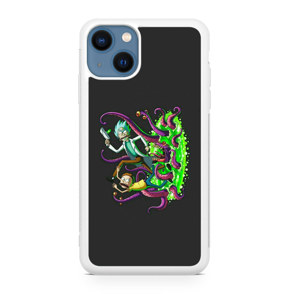 Rick And Morty Pass Through The Portal iPhone 13 / 13 mini Case