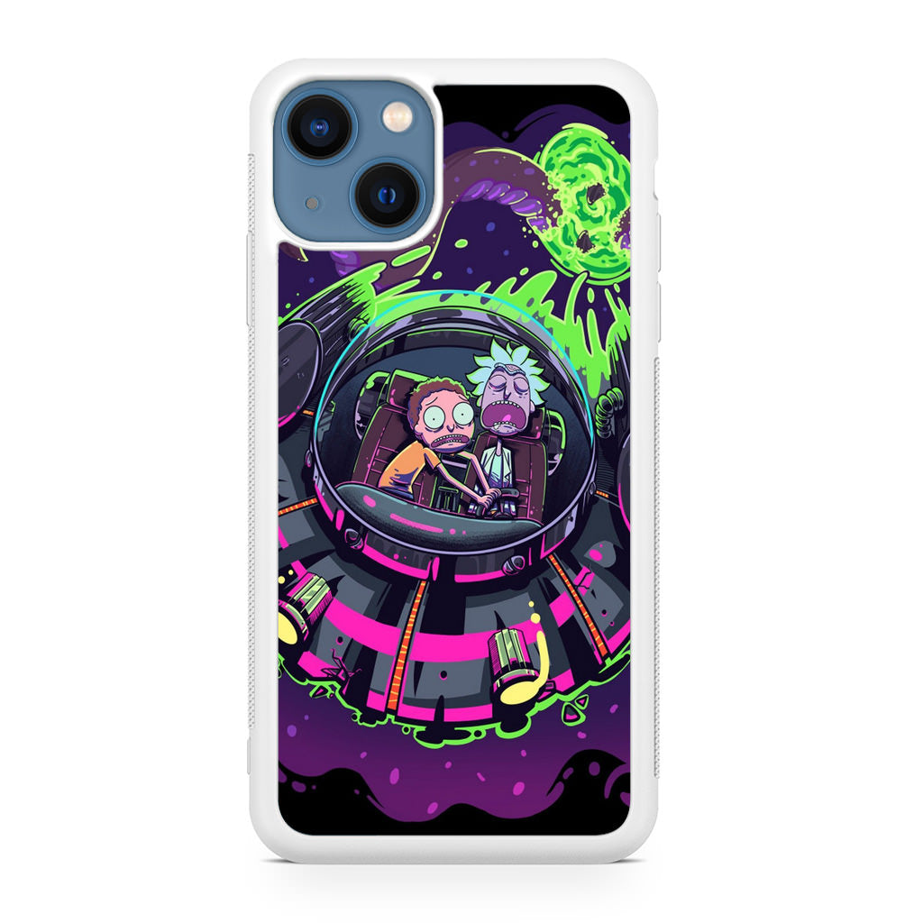 Rick And Morty Spaceship iPhone 13 / 13 mini Case