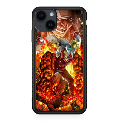 Akainu Exploding Volcano iPhone 14 / 14 Plus Case