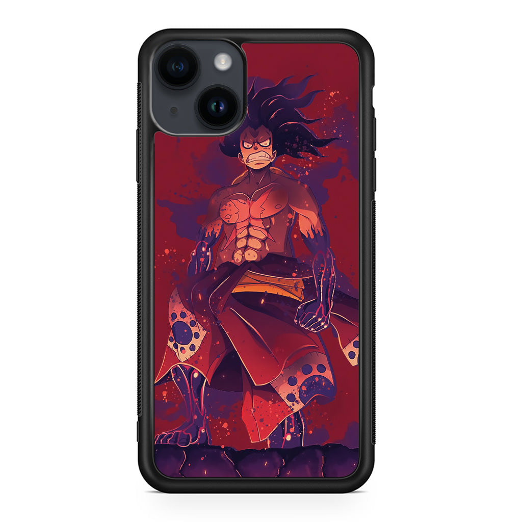 Luffy Snake Man Art iPhone 14 / 14 Plus Case