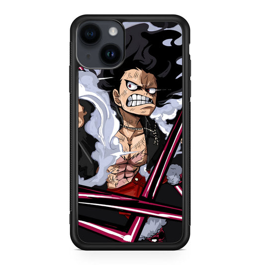 Luffy Snake Man Culverin Art iPhone 14 / 14 Plus Case