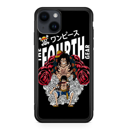 Luffy The Fourth Gear Black iPhone 14 / 14 Plus Case