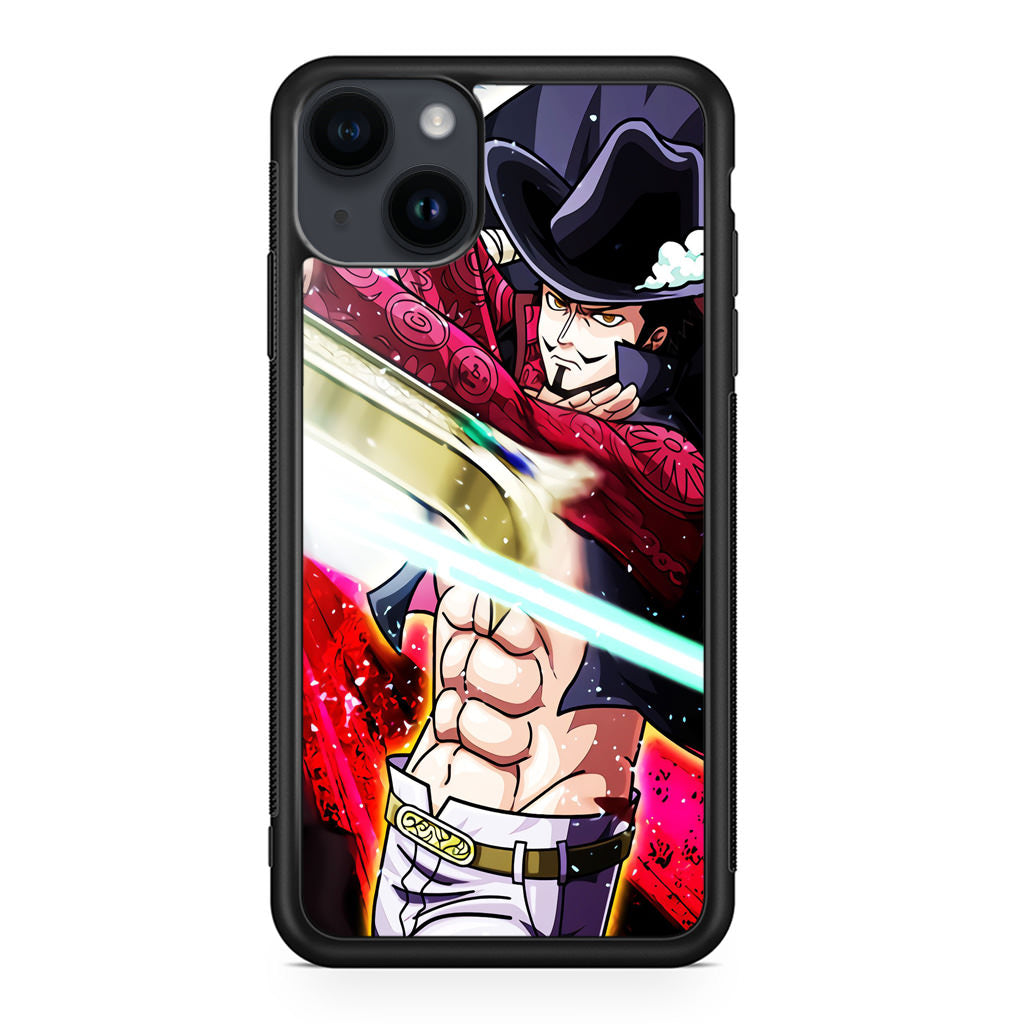 Mihawk The Strongest Swordsman iPhone 14 / 14 Plus Case