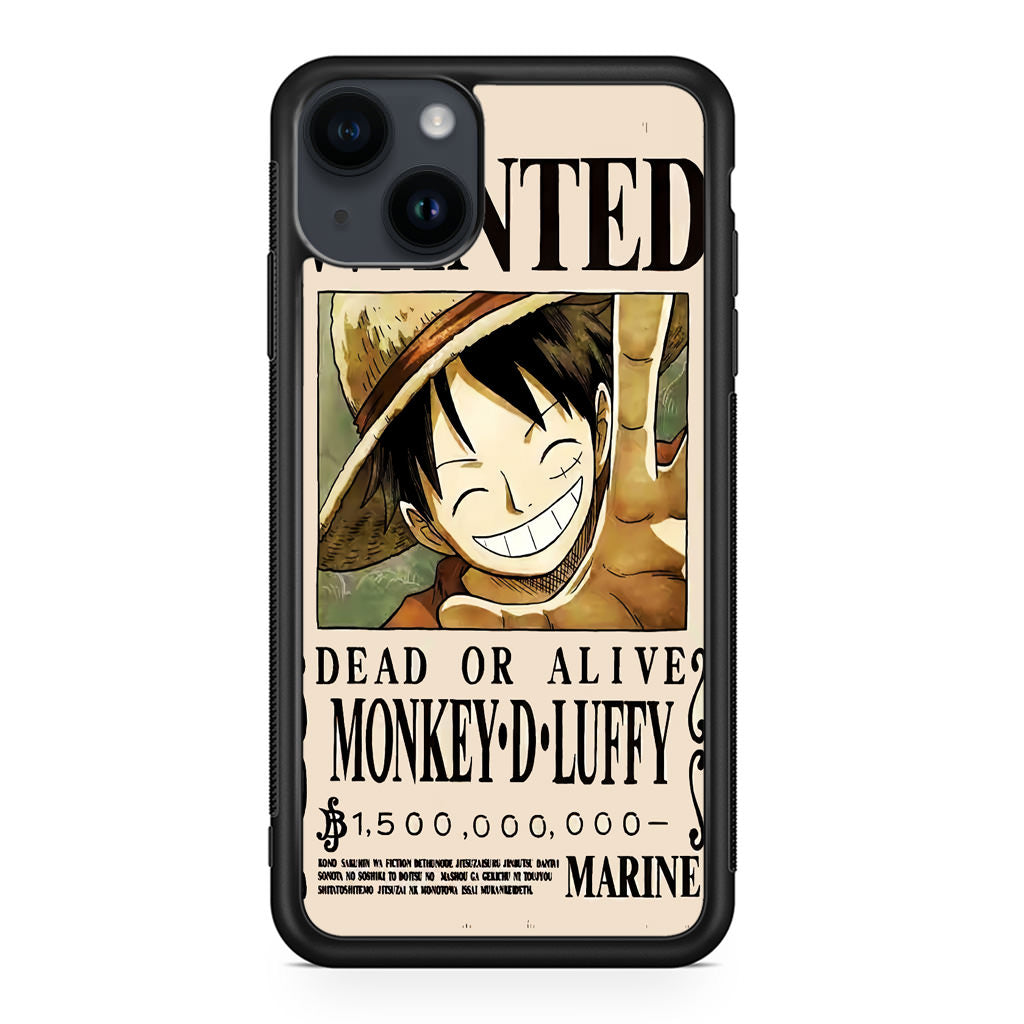 Monkey D Luffy Bounty iPhone 14 / 14 Plus Case