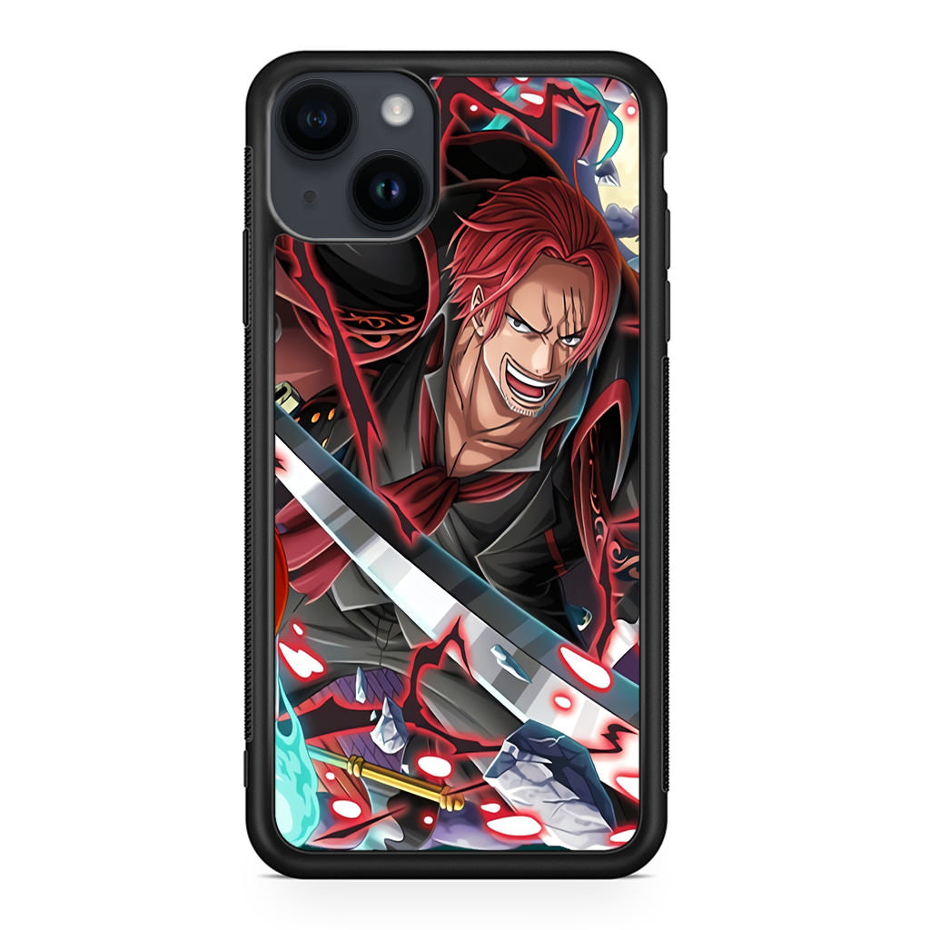 Red Hair Shanks iPhone 15 / 15 Plus Case